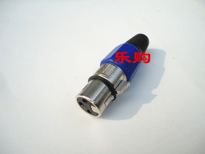 Cannon mother head three-core XLR mother card agricultural head microphone insert Mixer Caron line special plug three-core