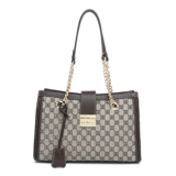 Вместительная и большая сумка на одно плечо, Гонконг, из натуральной кожи