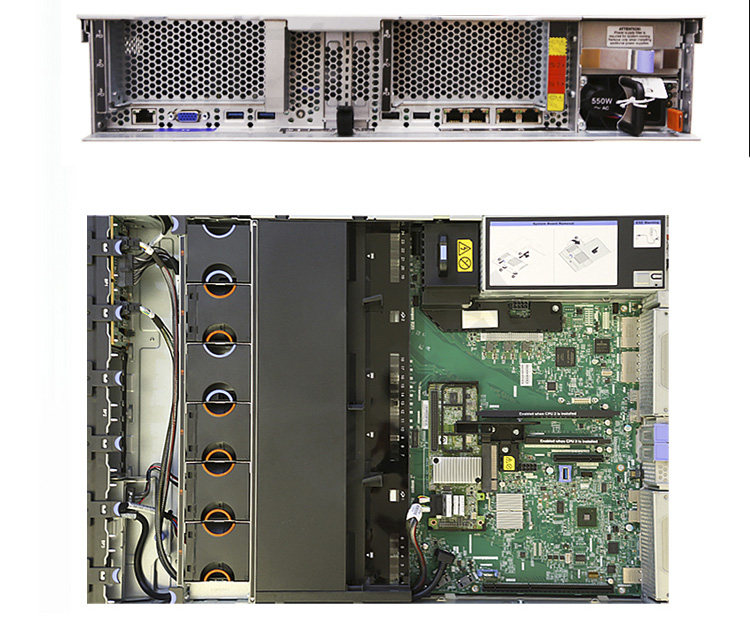 Совершенно новый 2U служба Инструмент IBM X3650M5 E5-2683V3 32G 3*480G один источник лицензированный качественный товар 