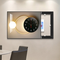 High-end meter box decorates air switch box Nordic style electric box cover board General gate switch wall