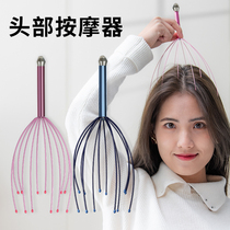 Female relaxation artificial head therapy tool lady head man office octaw fish scalp relieve stress