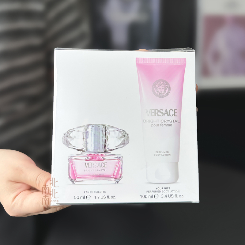 Authentic Versace Versace Pink Crystal Diamond Perfume 50ml Body Lotion 100ml Set Fresh Eau De Toilette Authentic Versace Versace Pink Crystal Diamond Perfume 50ml Body Lotion 100ml Set Fresh Eau De Toilette
