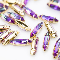 French embroidery color Horse Eye hand seam drill nail bead bead embroidery diy material multi-section clothing accessories accessories nail art