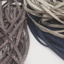 Japan system MOKUBA Trojans 3 5mm French Embroidery Materials Metal Trim with embroidered 6 colors 50cm