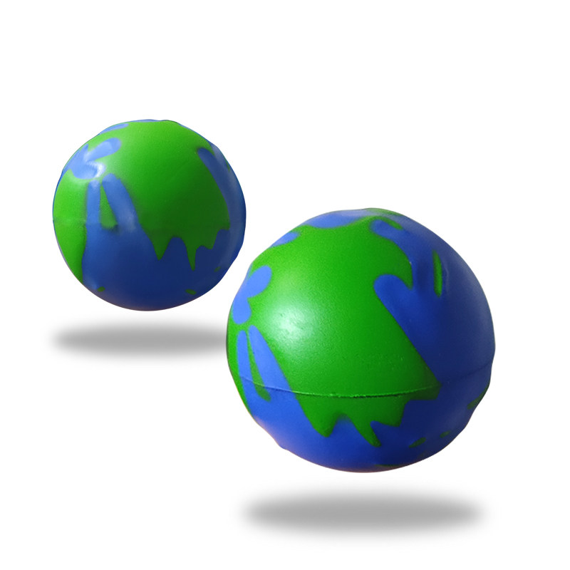 6 5cm Soft Solid Sponge Blind Student Globe model Toys Handgrip Ball Elastic Cognitive Aids-Taobao