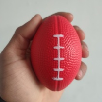Solid sponge rugby small fitness equipment training ball PC muscle finger grip stretch ball toy