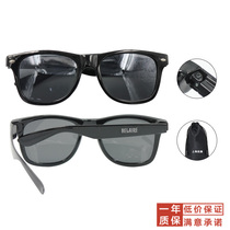 Business Black spring sunglasses 10 Deputy name Inprint logo Employee benefits outdoor advertising promotional gift customisation