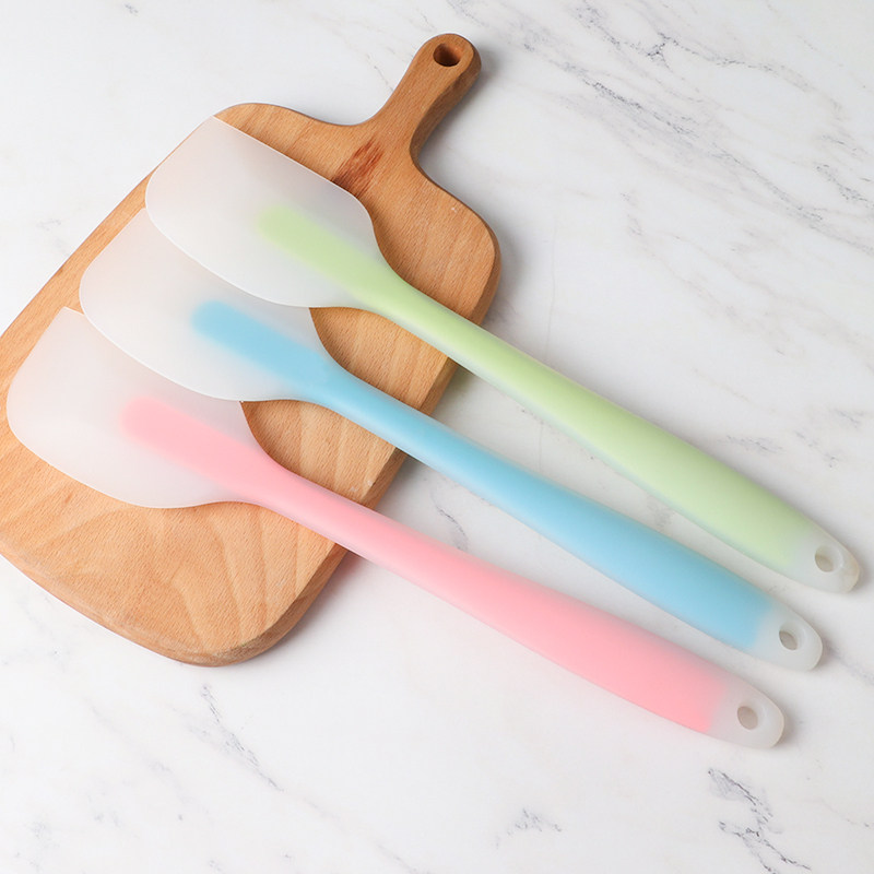 Silicone Scraper Baking Tool Big Horn integrated sample cream cake Knife Shovel Bull zose Stir Scraper Squeegee