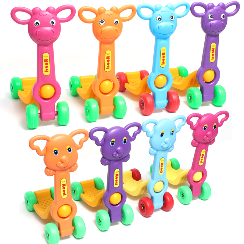 New scooter children's four-wheeled baby scooter 4-wheeled scooter toddler stroller 2 years old fitness toys 3 years old