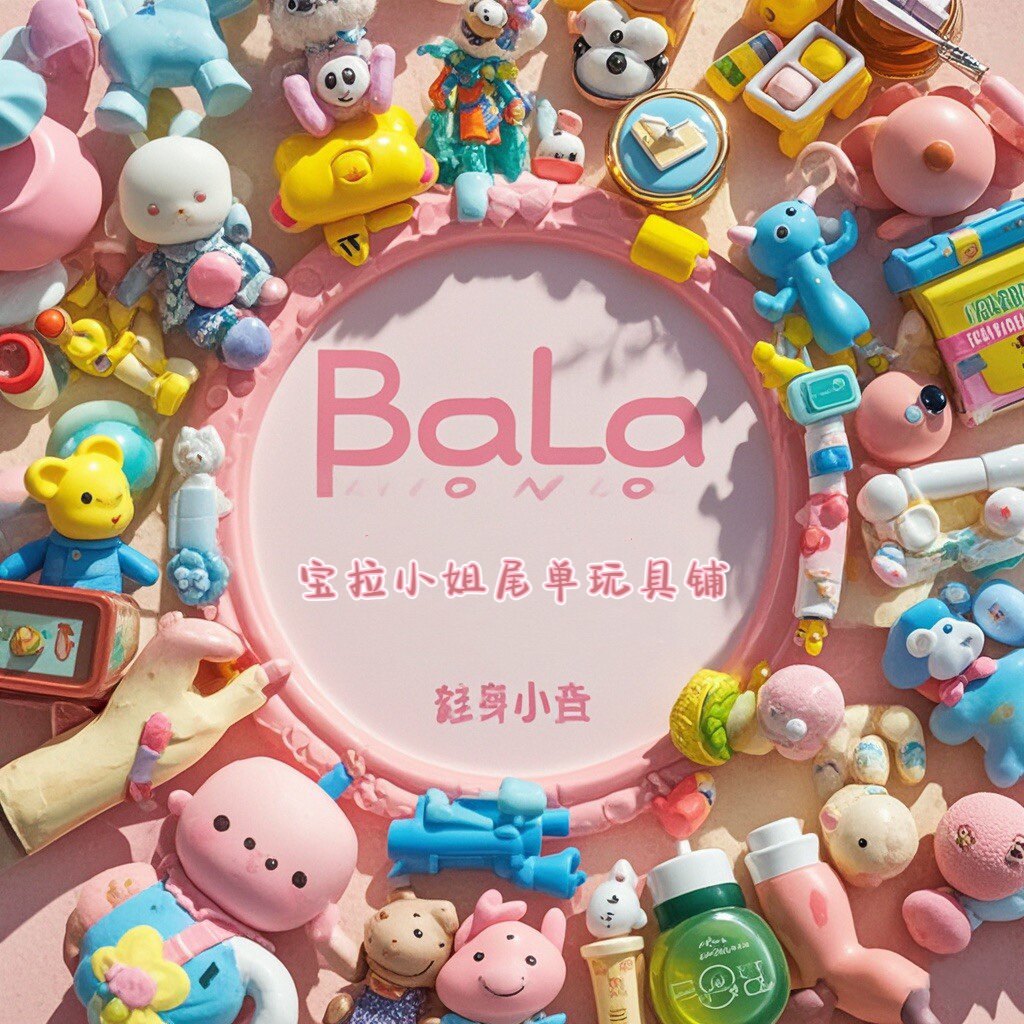 宝拉小姐尾单玩具铺的LOGO