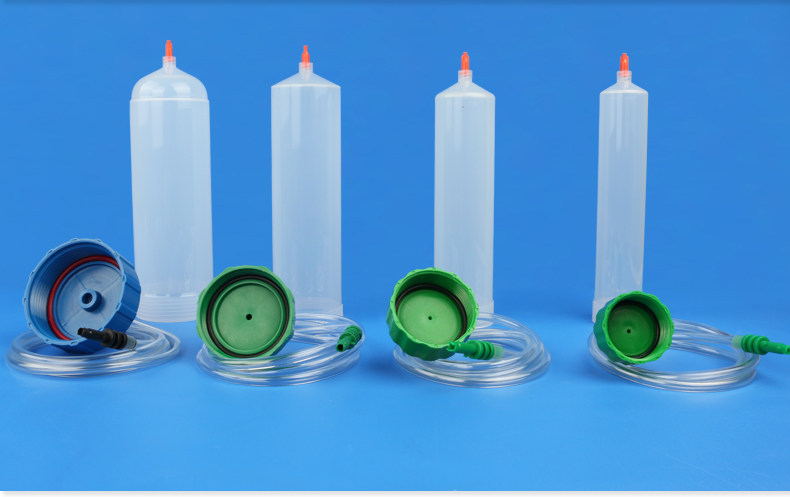 American syringe 300 ml three-piece glue dispenser special large capacity glue dispenser adhesive adapter