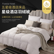 Hotel hotel bedding batch F down quilt winter thick white cotton spring and autumn air conditioning is winter quilt