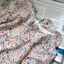 Via Vela skirt womens spring and autumn 2019 new 5 points sweet girl ruffle collar over-the-knee long dress