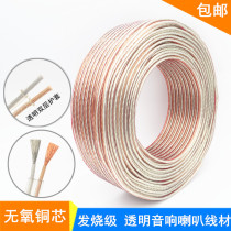 Audio wire fever pure copper engineering wire oxygen-free copper horn wire power amplifier audio wire connected to speaker wire