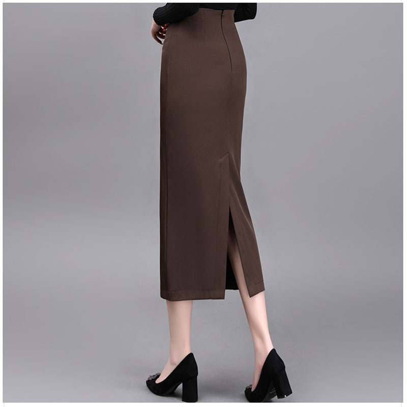 High-Waisted Slit Pencil Skirt for Women, 2026 Summer New Straight Skirt, Slim Fit, Mid-Length Half Skirt High-Waisted Slit Pencil Skirt for Women, 2026 Summer New Straight Skirt, Slim Fit, Mid-Length Half Skirt