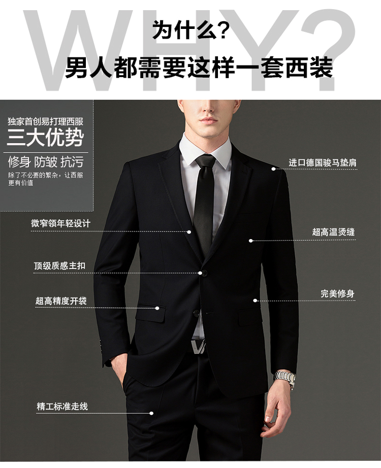 Costume homme pour automne - Ref 1564214 Image 18