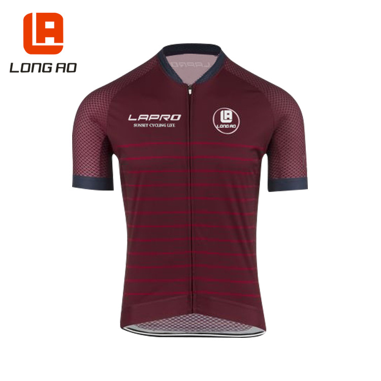 2018 summer men's short-sleeved cycling clothes light, breathable and quick-drying cycling clothing tops can be customized