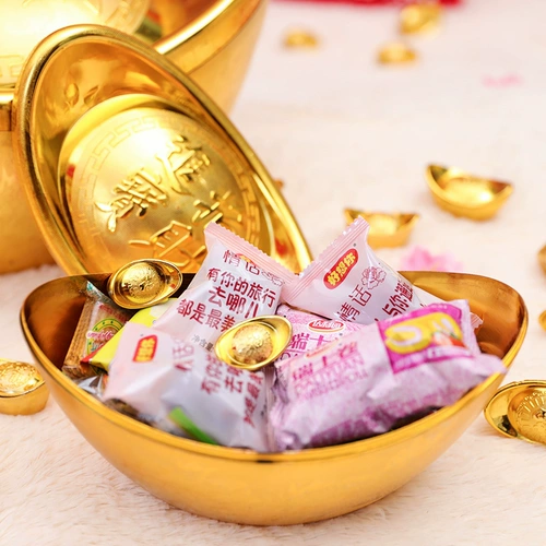 Новый год украшение Golden Ingot's Открытие магазина украшения, богатство Qiao Qiao Qiao Qiao Qiao Feng Shui Бедные сокровища сокровища сокровищ