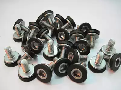 Square hole shaft screw bicycle screw hexagon socket waterproof center shaft screw