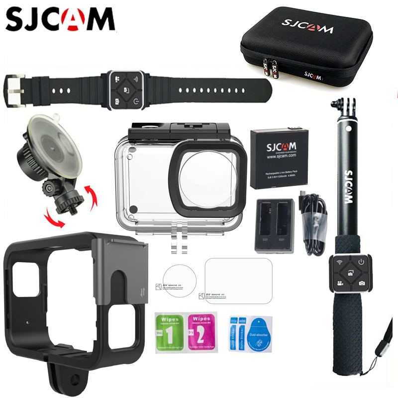 SJCAM original fitting accessories SJ9 4000X series battery double-charged waterproof shell rims remote controlled self-slapping bar steel-forming film