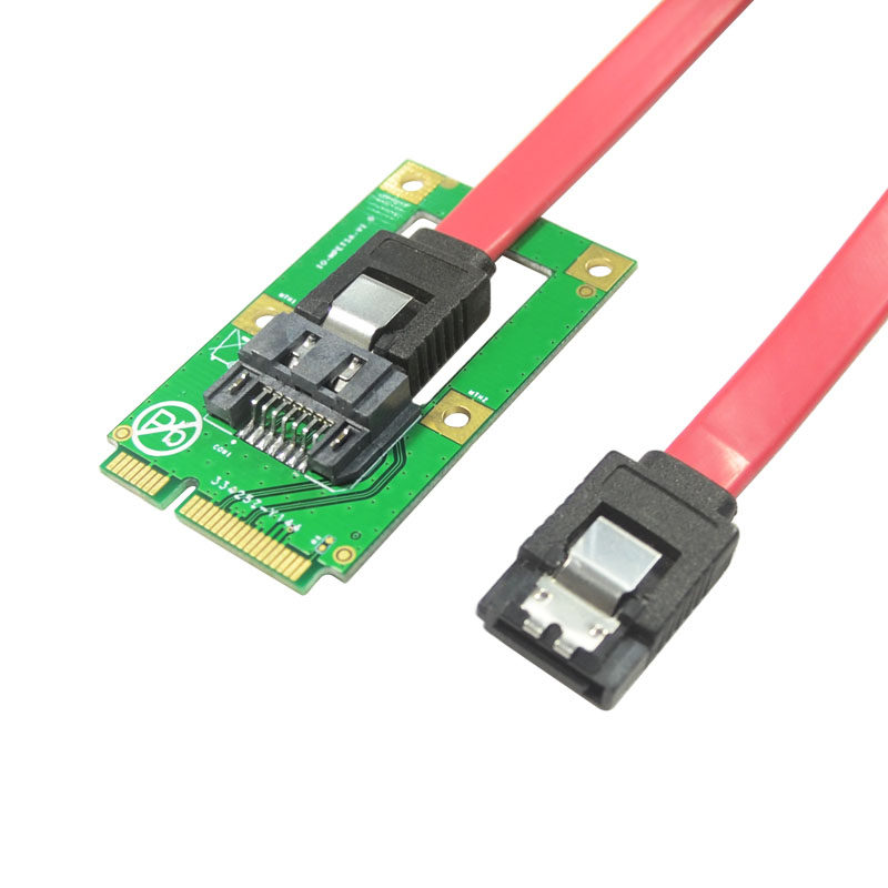 Le expand MSATA to SATA adapter card MINI SATA to 7pin hard disk SATA interface expansion card