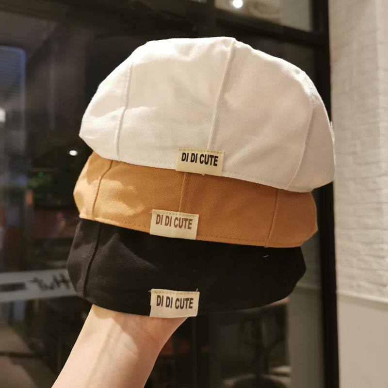 Children's hat Spring summer days male and female children's thin section Inron Reguberet Hood Personality Painter Hat Early Childhood Baseball Cap Tide