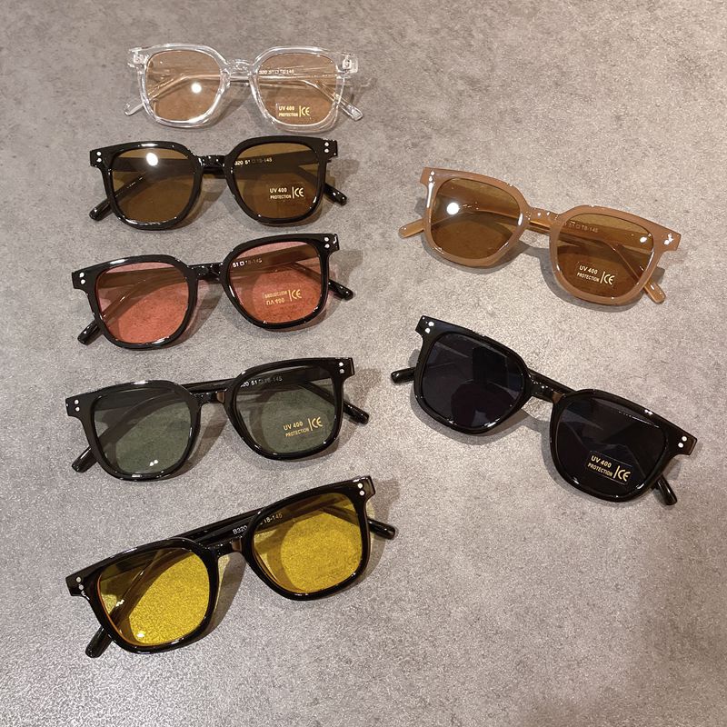 ins Korean Style Children's Sunglasses for Boys and Girls, Versatile and Trendy Colored Glasses for Small Faces, Baby Sunglasses for Styling