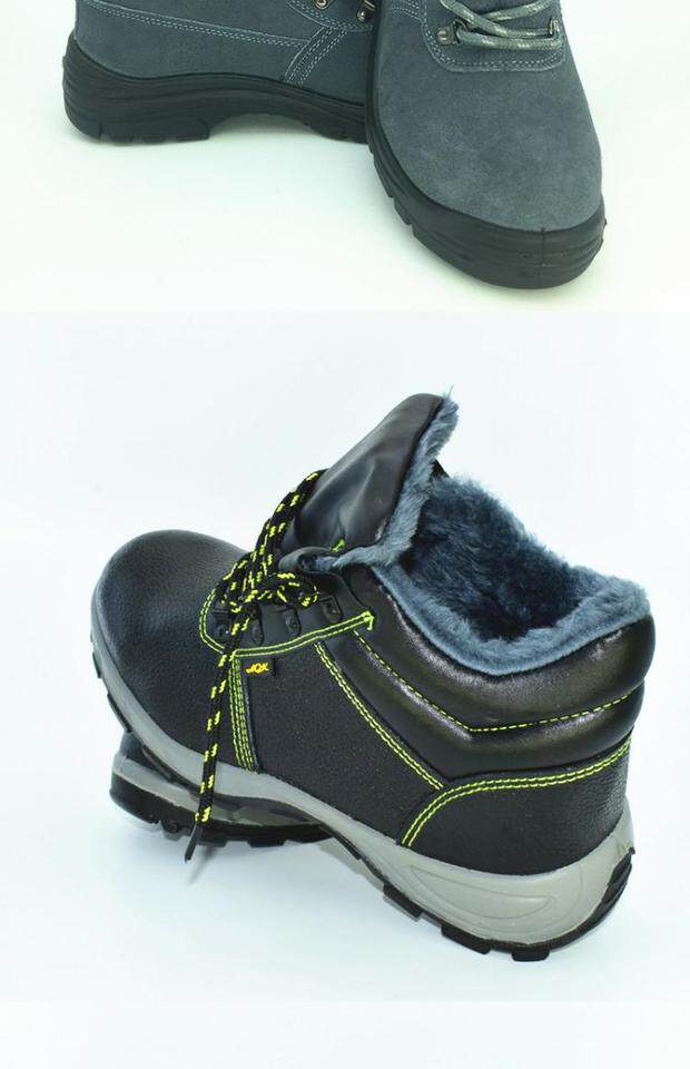 Защитная обувь 秋冬安全工作鞋电焊工冬男女耐高温钢头防砸刺穿防滑实心底劳保鞋