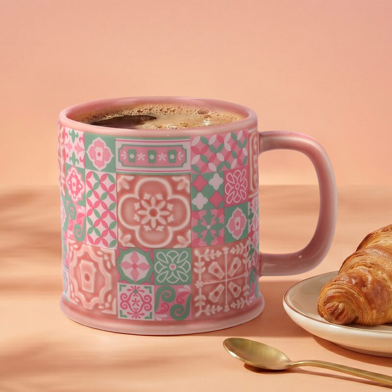 Singapore Starbucks Starbuks Nonya Sweet Powder Patchwork Ceramic Mug Cultural Specialty Coffee Cup