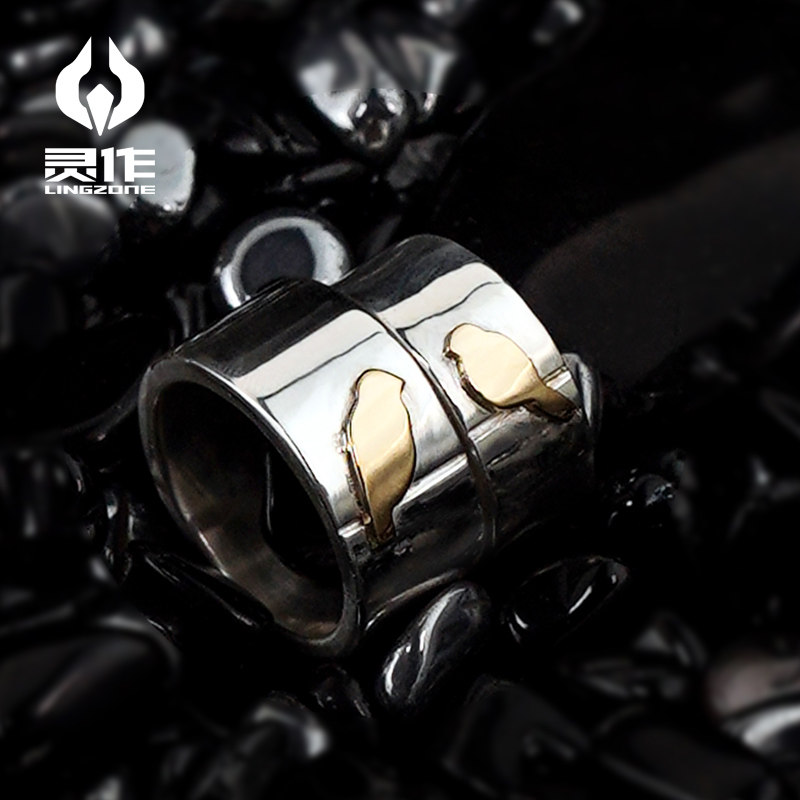 Spirits Silver Silver Accessories Handmade Original K Gold Love Love Birds to Ring Valentine's Day Seven Gift Ideas Bird Lovers Ring