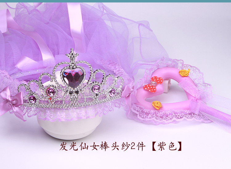 Trẻ em vương miện khăn trùm đầu headband kẹp tóc cô gái hoa công chúa khăn choàng hoa cô gái vương miện phụ kiện tóc cô gái nhỏ sợi garland dây cột tóc scrunchies