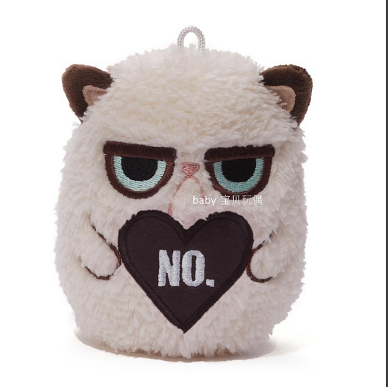 angry cat plush