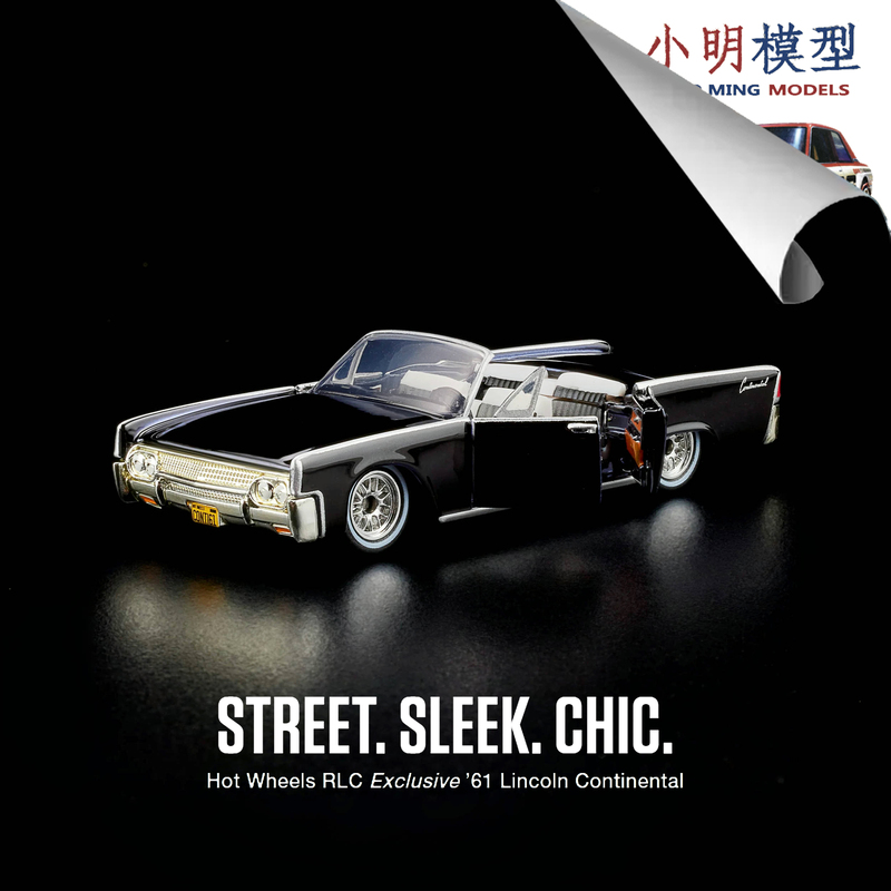 Hot Wheels Rlc 1/64 Lincoln Continental 61 Convertible Car