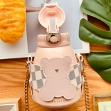 Трубочка со стаканом, изысканный стакан, высококачественная портативная сумка через плечо, популярно в интернете, коллекция 2022