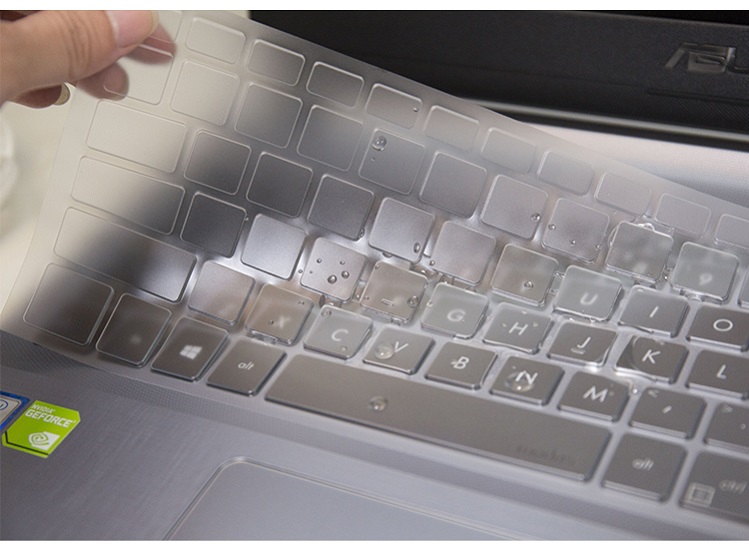 ASUS ASUS đá Chơi phiên bản Y5000 15.6 inch bàn phím màng phim phím khởi động máy tính xách tay nút màng bảo vệ Y5000U boot Y5000UB vết sưng pad màu - Phụ kiện máy tính xách tay dán phím laptop