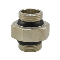Copper connection 6 minutes 1 inch double outer wire internal and external teeth solar water heater pipe heating water pipe fitting fittings