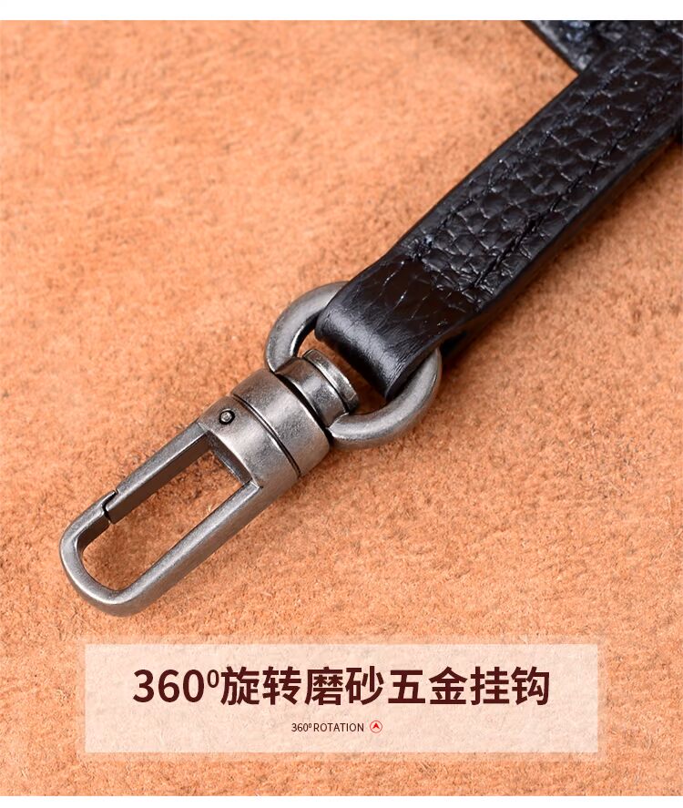 Túi xách nam khóa da túi chìa khóa da Túi da nữ đa chức năng Nhật Bản và Hàn Quốc thẻ túi dây kéo thắt lưng - Trường hợp chính túi đựng chìa khóa chống nước