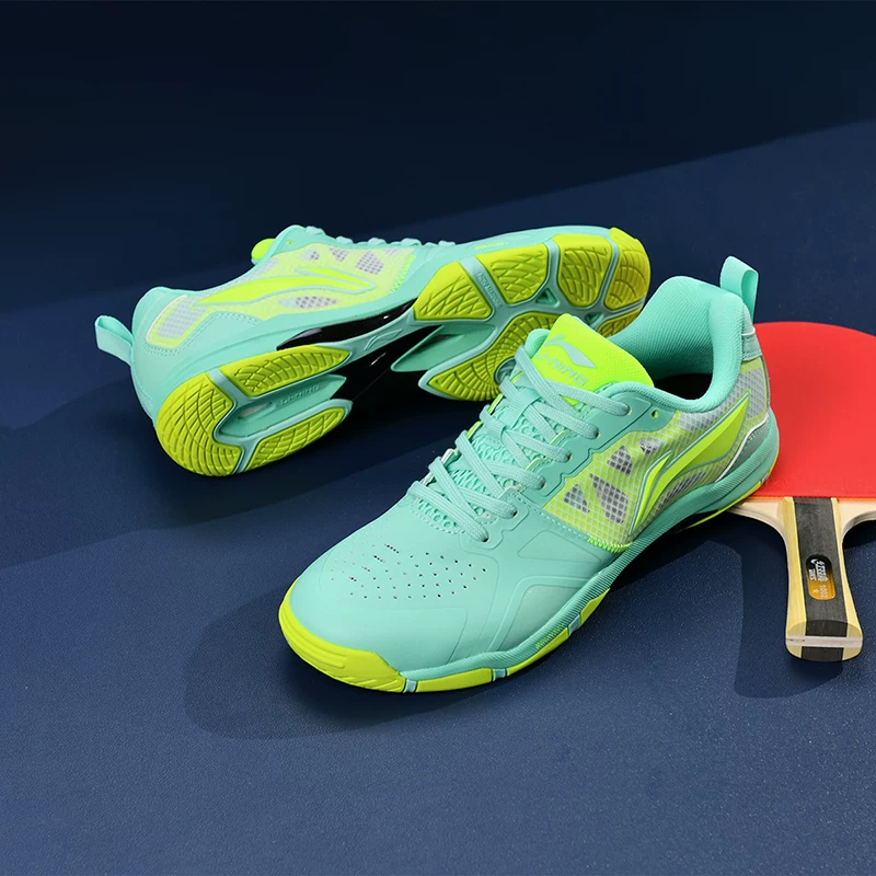 Li Ning, мужские дышащие спортивные кроссовки для настольного тенниса
