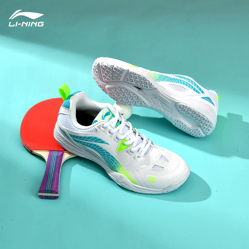 Li Ning, мужские дышащие спортивные кроссовки для настольного тенниса