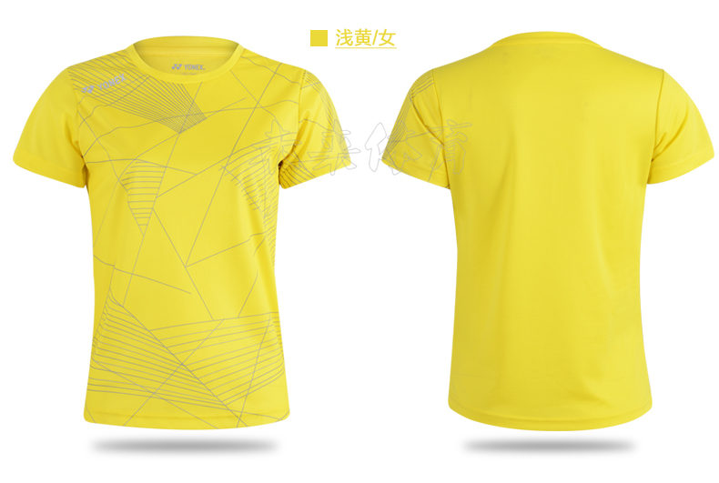 18 năm mới YONEX Yonex mặc cầu lông nam và nữ thể thao nhanh chóng làm khô nhóm áo thun ngắn tay mua 115138 quần đánh cầu lông