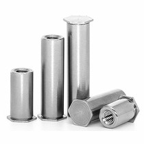 BSOS-3 5M3*3-45 stainless steel blind hole riveting stud stud hole 5 4 hexagon sheet metal sheet riveting column