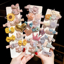Korean ins hair rope net red cute cartoon star bow girl head rope hairpin side clip hairpin duckbill clip