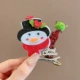 Рождественская шпилька снеговика