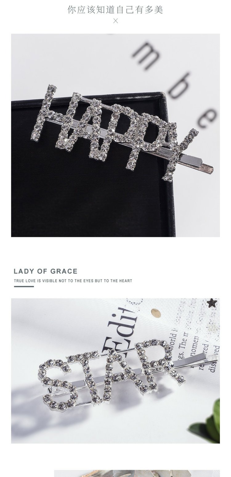Hàn Quốc từ clip lớn rhinestone đơn giản kẹp tóc cộng với clip tóc dài bangs clip gãy tóc thẻ đầu clip phụ kiện tóc - Phụ kiện tóc trâm cài cổ trang