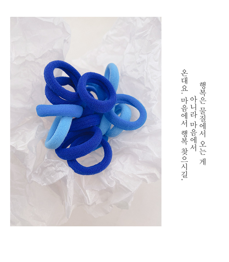 Simple Children's  Solid Color Hair Rope display picture 6