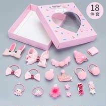 Childrens Meng Meng Da princess lady side clip headdress hairpin Korean cute Japanese simple wild personality package