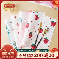 Cute heat insulation mat table mat household anti-scalding plastic West mat table mat waterproof and oil proof ins Wind dinner plate mat