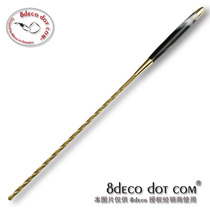 8deco pipe flue needle imported acrylic handle diameter 3 5mm genuine recommended pure copper plated titanium