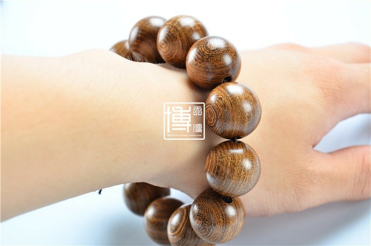 Khai trương vòng tay gỗ đàn hương bằng vàng lụa vàng nanmu gỗ trầm hương hạt 108 tràng hạt nam nữ vòng tay - Vòng đeo tay Clasp vòng tay bạc nam