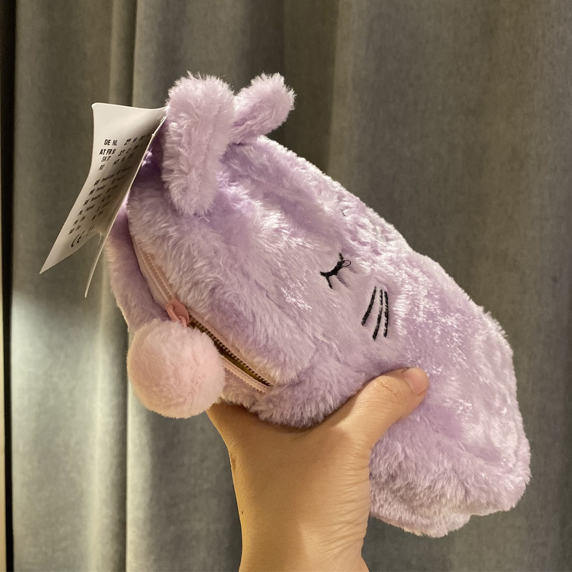 Plush suede warmed pen bag cashier bag meets for ten years